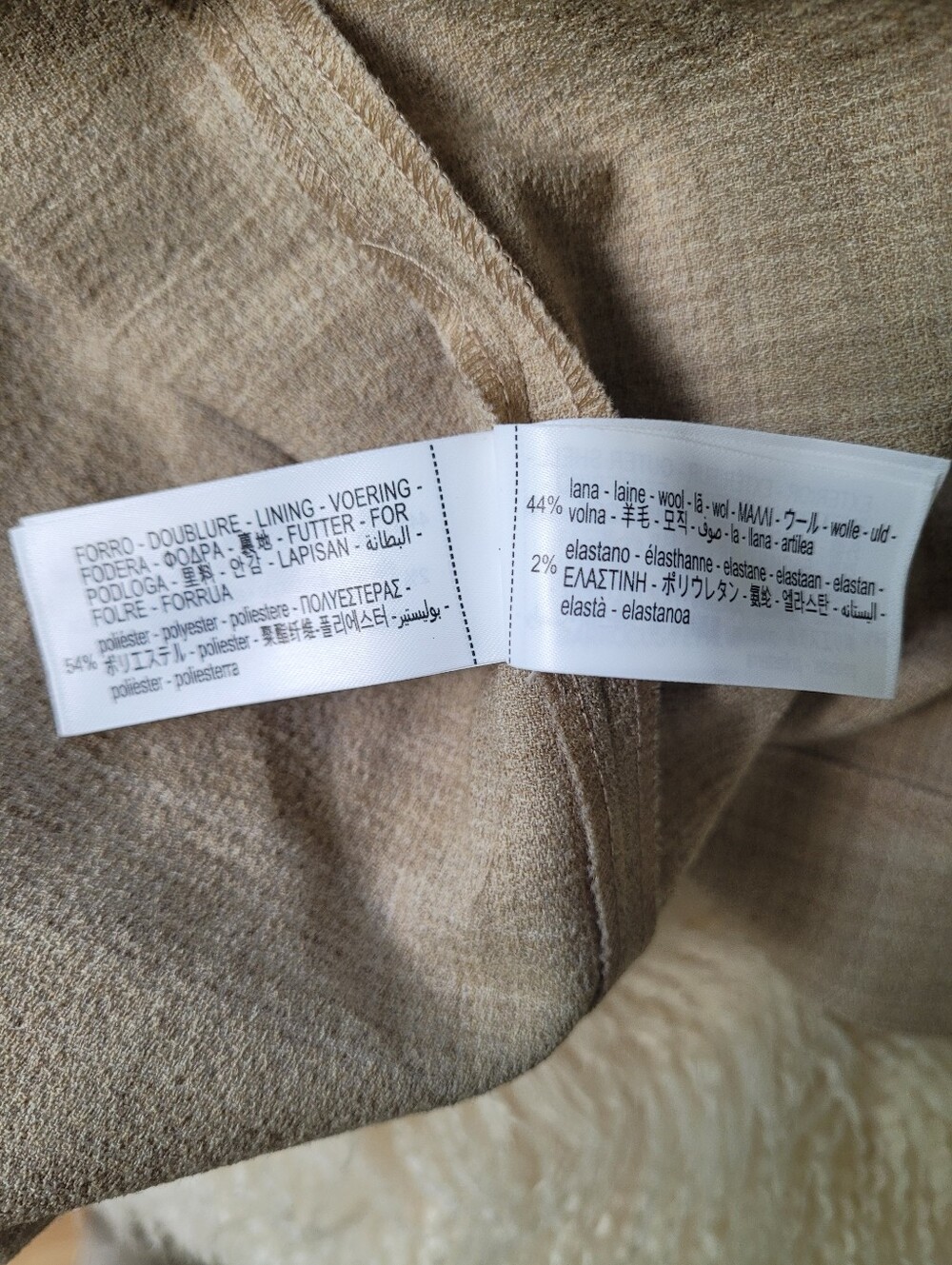 ZARA Sleeveless Tan Midi Dress Size M - Picture 3 of 5